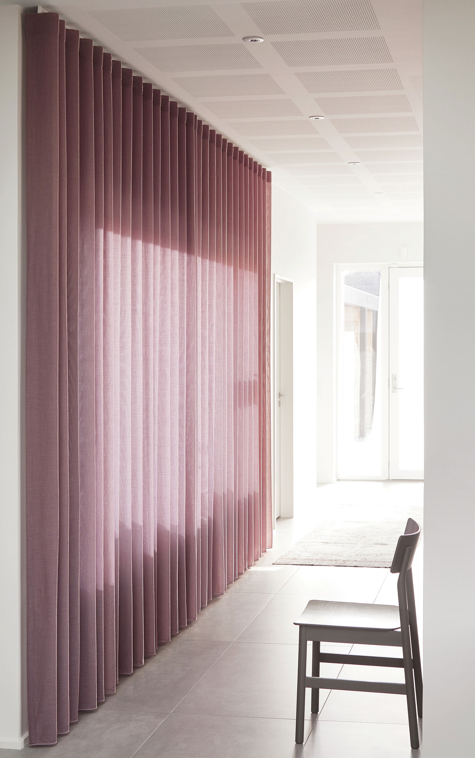 Nordic by Garant stofgardin Ella syet m. Waves