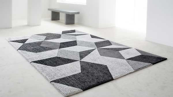 Canto Rugs Play Cube Hvid / Sort