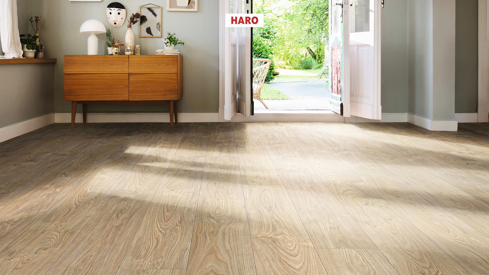 HARO Laminatplank T100 Plank Silberahorn Vario