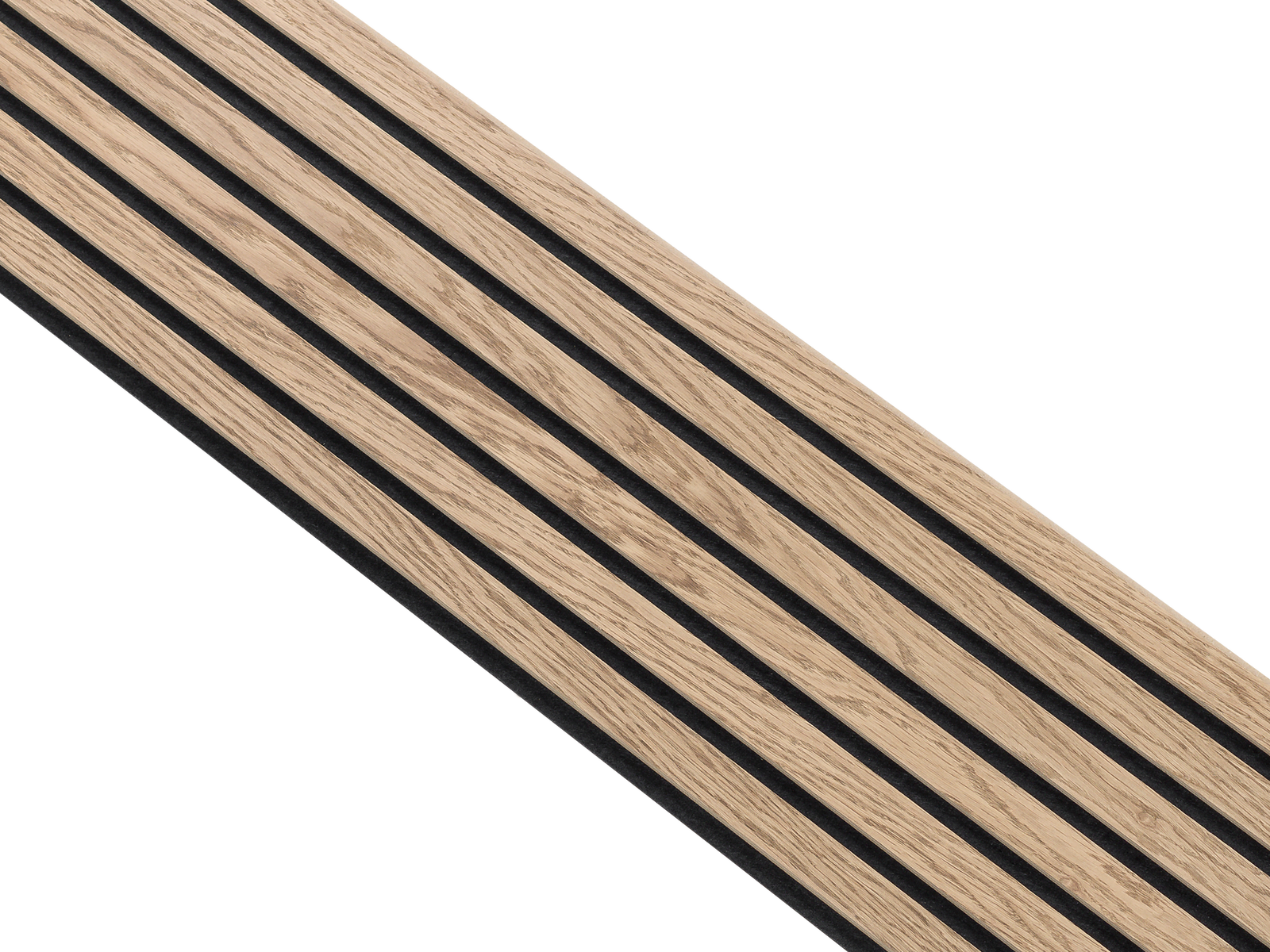 I-Wood Akustikpanel Eg brun olie, sort filt