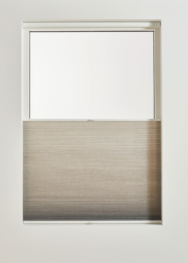 Nordic by Garant Dobbelt plisségardin Up & Down  m. grebsbetjening