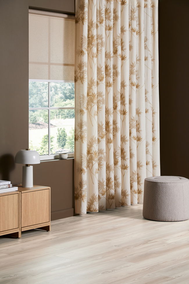 Nordic by Garant Stofgardin Ingeborg syet m. Waves