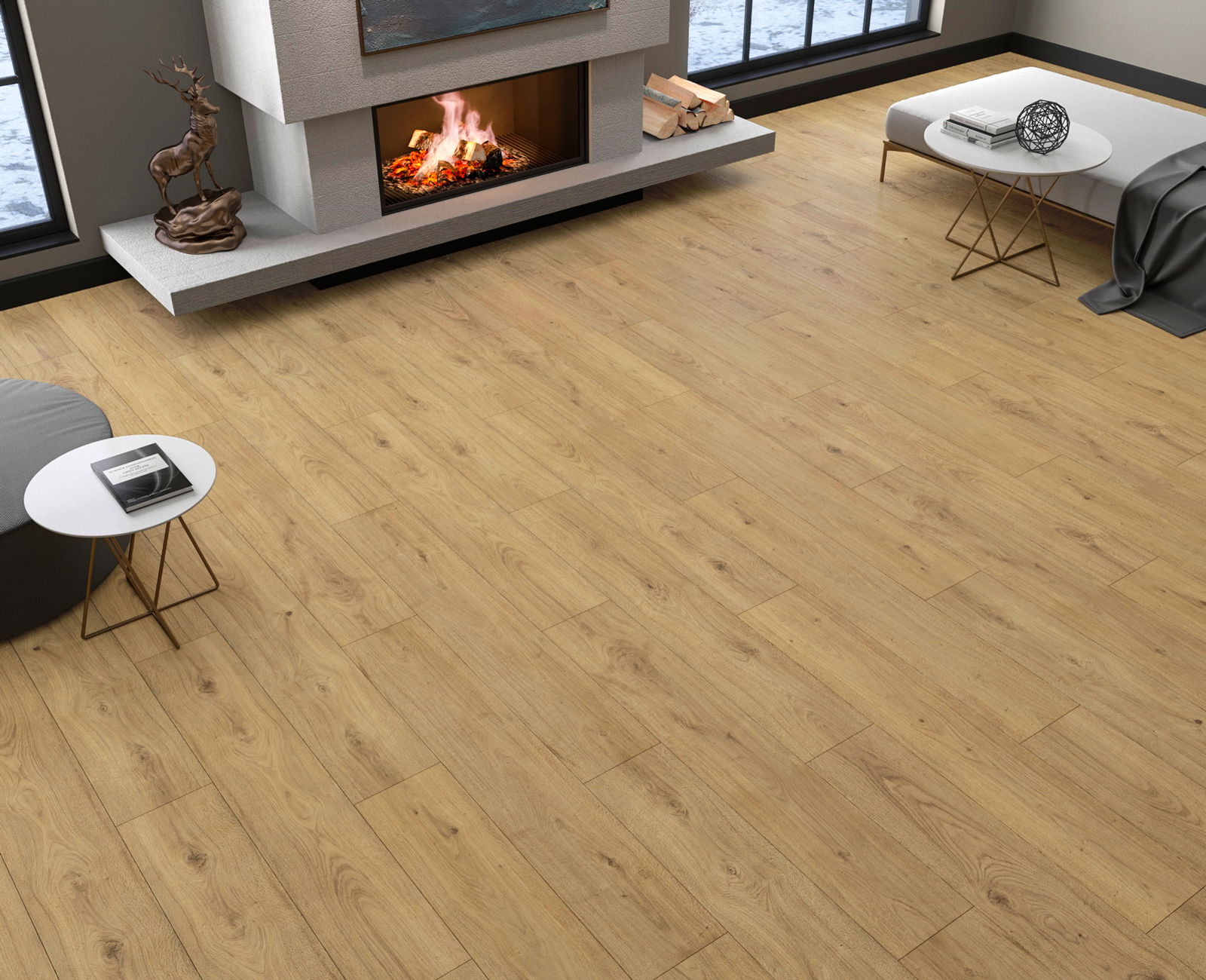 Wallmann Laminatplank Authentic Wide