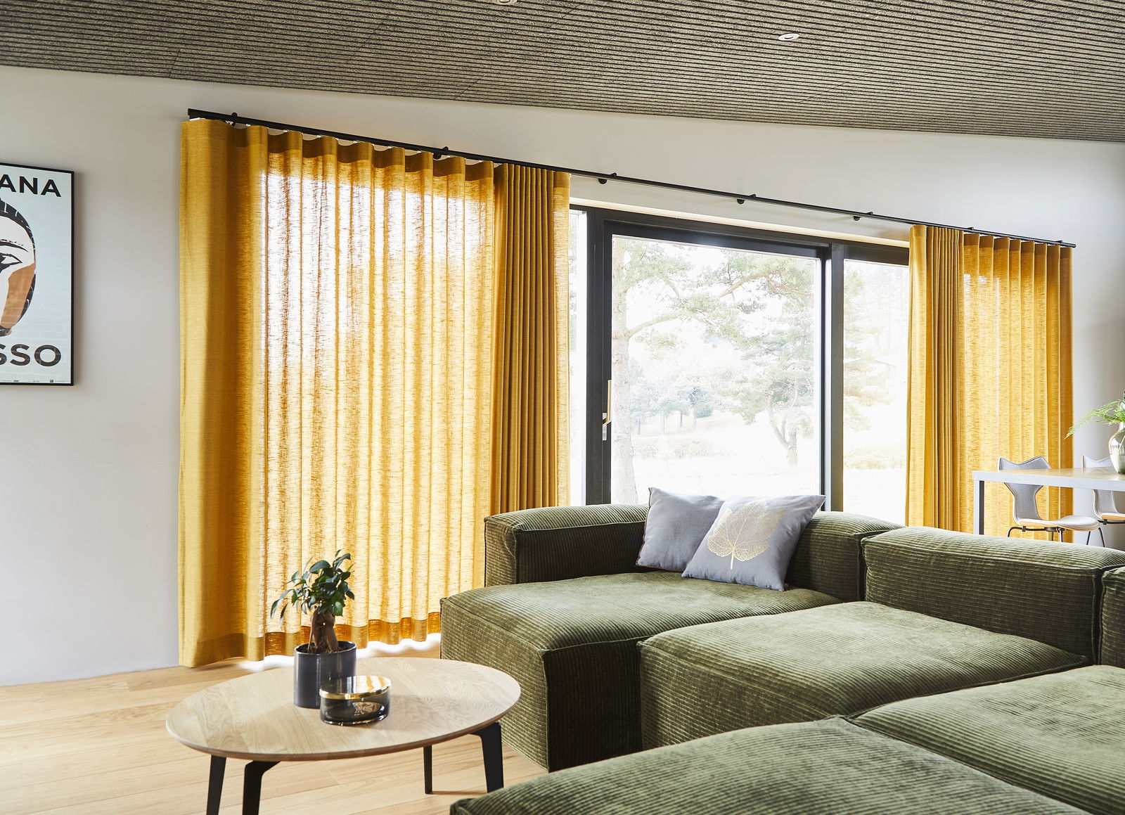 Luxaflex stofgardin Ode syet m. Waves