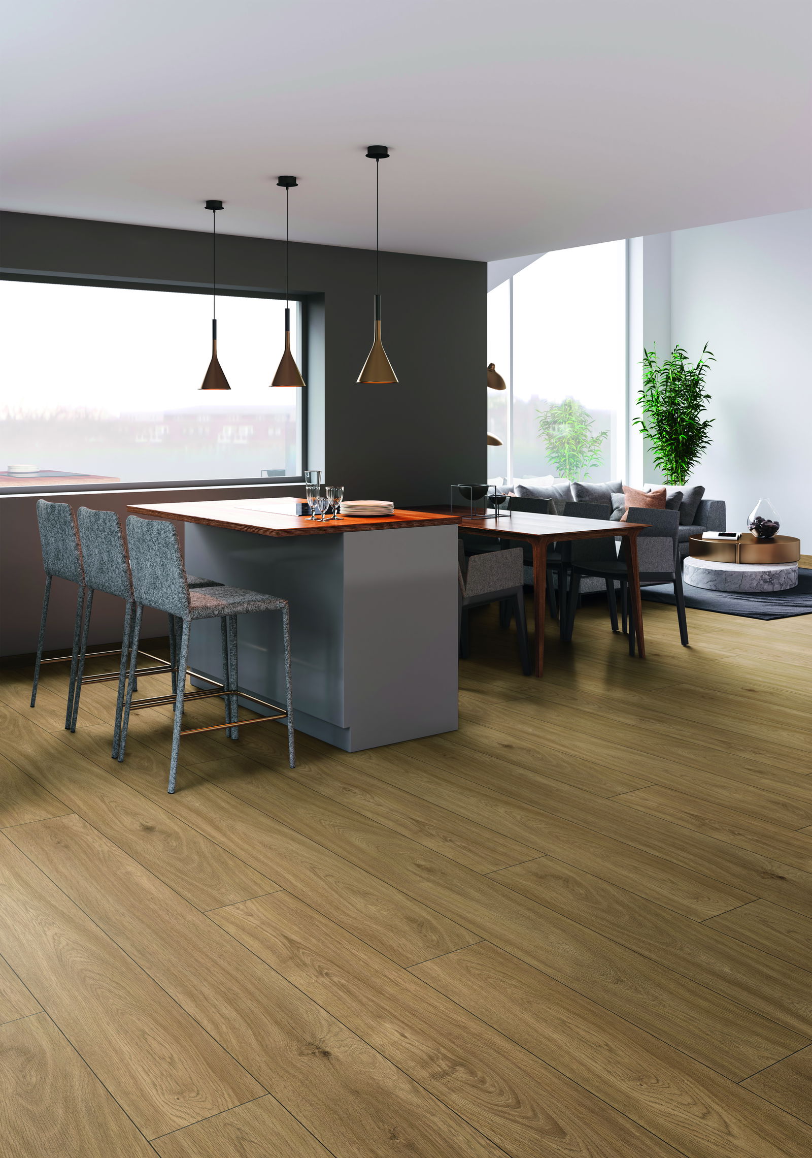 Nordic Roots Laminatplank Country XL Kings Oak