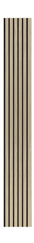 I-Wood Akustikpanel Eg natur, sort filt