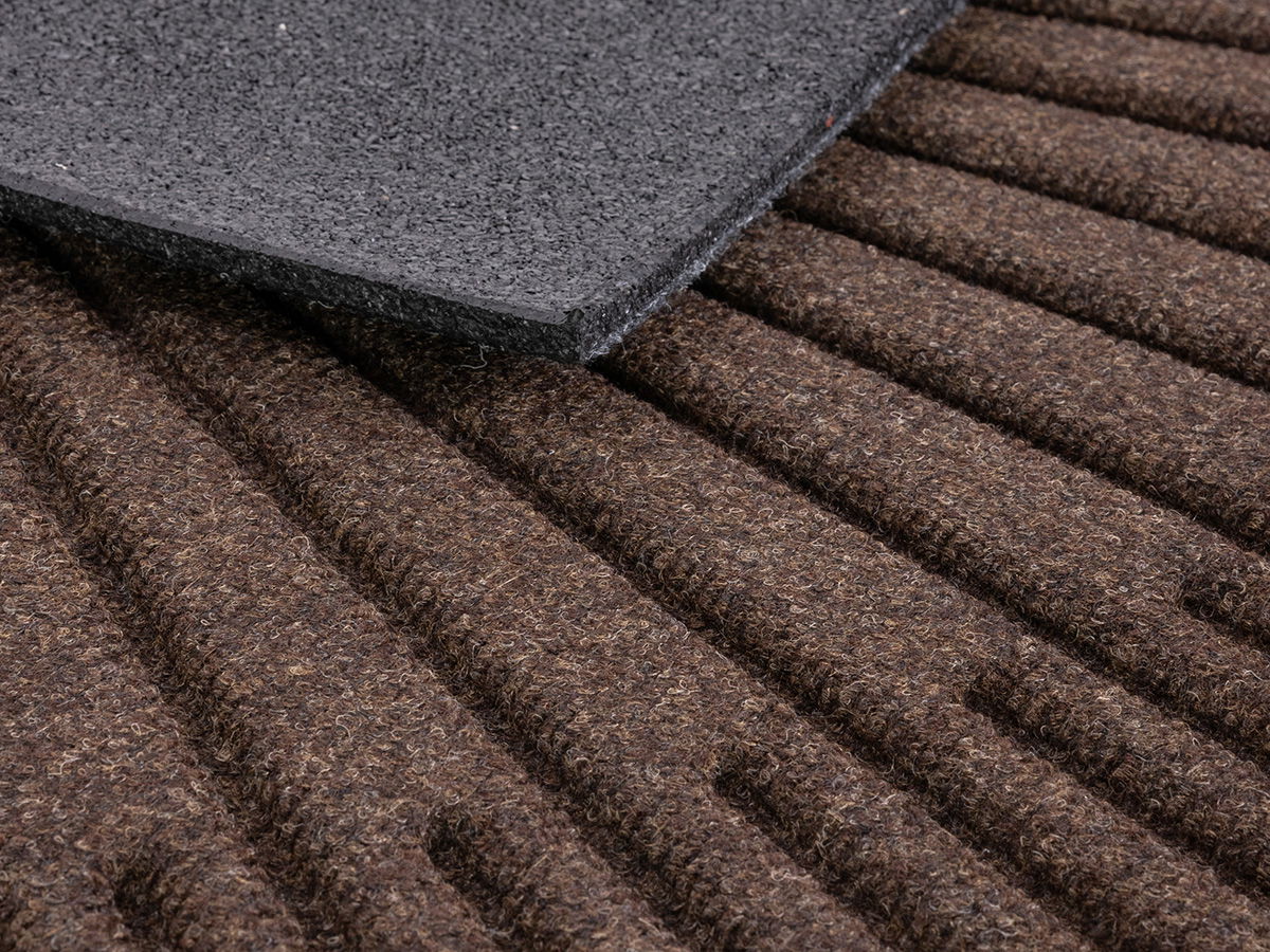 Clean Carpet Designmåtte Eco Reciente halvmåne