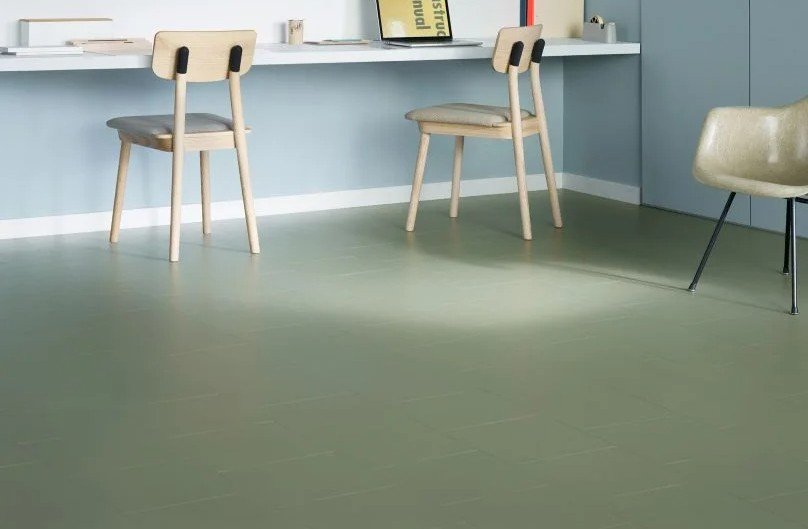 Forbo Marmoleum Click Square - Rosemary Green 333355