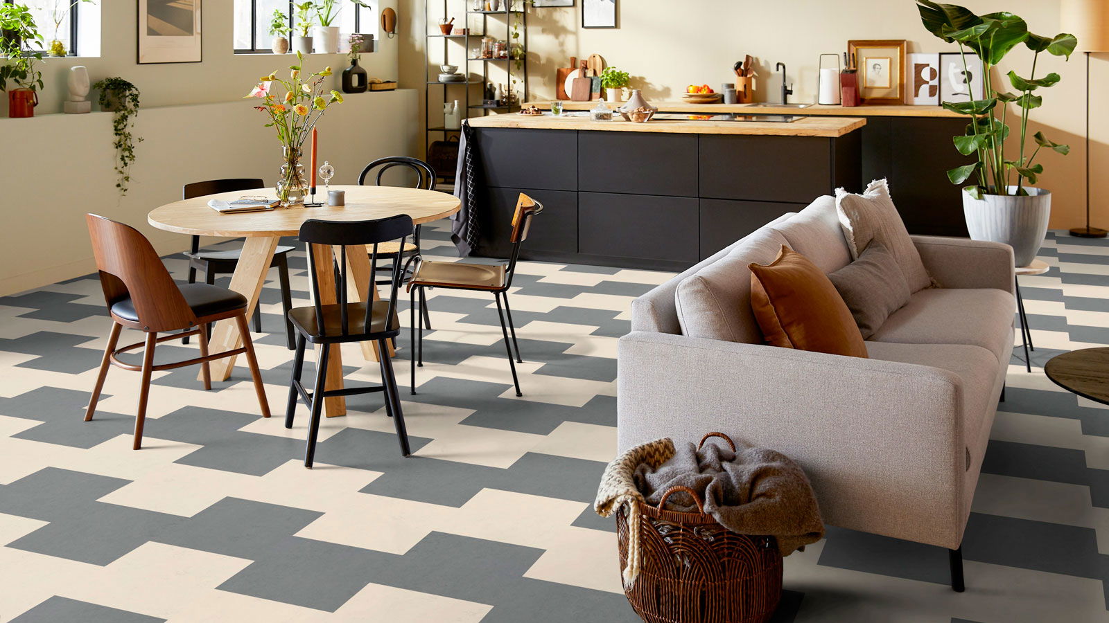 Forbo Marmoleum Click Square 333866